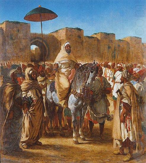 Sultan of Morocco, Eugene Delacroix